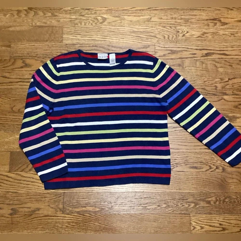 Vintage Villager Sport Mid Weight Sweater from Liz Claiborne Multi. Size Medium